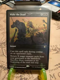 MTG Wake the Dead Commander Masters Foil Etched Rare NM - Image 1