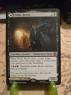 MTG Eddie Brock Venom, Lethal Protector Marvel's Spider-Man Regular Mythic Rare - Image 1