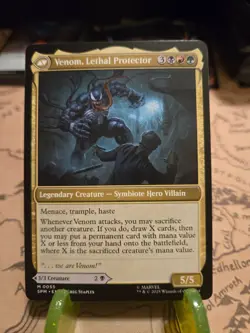 MTG Eddie Brock Venom, Lethal Protector Marvel's Spider-Man Regular Mythic Rare - Image 2