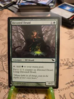MTG Devoted Druid Mystery Booster/The List Shadowmoor Regular Common NM - Image 1
