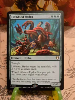 MTG Lifeblood Hydra Commander Masters Regular Rare NM - Image 1