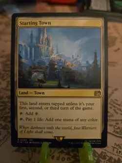 MTG Starting Town Final Fantasy Regular Rare NM - Image 1