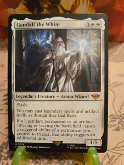 MTG Gandalf the White the Lord of the Rings Regular Mythic NM - Image 1