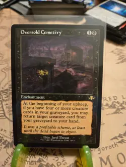 MTG Oversold Cemetery Dominaria Remastered Regular Retro Frame Rare NM - Image 1