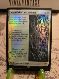 MTG War of the Last Alliance The Lord of the Rings Foil Rare NM - Image 1