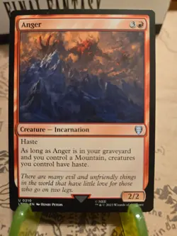 MTG Anger Commander: the Lord of the Rings Regular Uncommon NM - Image 1