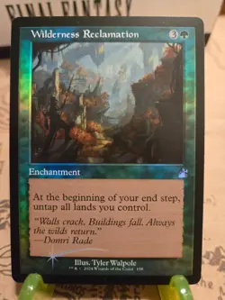 MTG Wilderness Reclamation Ravnica Remastered Foil Retro Frame Uncommon NM - Image 1