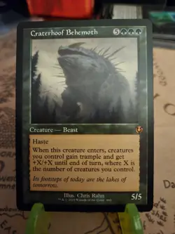 MTG Craterhoof Behemoth Innistrad Remastered Regular Retro Frame Mythic NM - Image 1