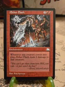 MTG Aether Flash Weatherlight Regular Uncommon NM - Image 1
