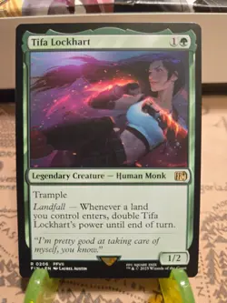 MTG Tifa Lockhart Final Fantasy Regular Rare NM - Image 1