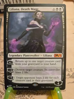 MTG Liliana, Death Mage Mystery Booster/The List Reprints Regular Mythic NM - Image 1