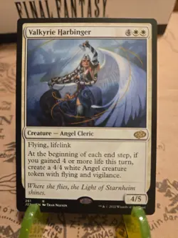 MTG Valkyrie Harbinger Jumpstart 2022 Regular Rare NM - Image 1