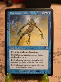 MTG Pemmin's Aura The List Reprints Regular Uncommon NM - Image 1