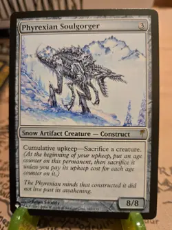 MTG Phyrexian Soulgorger Mystery Booster/The List Coldsnap Regular Rare NM - Image 1