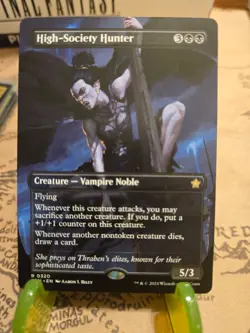 MTG High-Society Hunter Foundations Regular Borderless Rare NM - Image 1