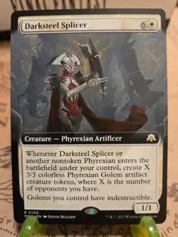 MTG Darksteel Splicer March of the Machine Regular Extended Art Rare NM - Image 1