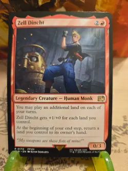 MTG Zell Dincht Final Fantasy Regular Rare NM - Image 1
