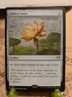 MTG Gilded Lotus Commander Masters Regular Rare NM - Image 1