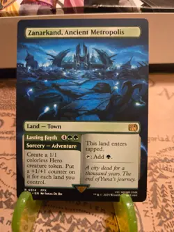 MTG Zanarkand, Ancient Metropolis Final Fantasy Regular Borderless Rare NM - Image 1