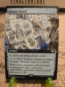 MTG Bounty Board Commander Regular Extended Art Rare NM - Image 1
