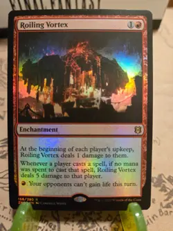 MTG Roiling Vortex Zendikar Rising Foil Rare NM - Image 1