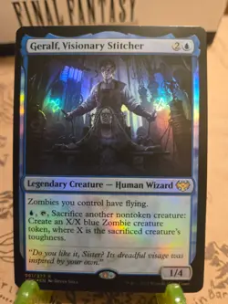 MTG Geralf, Visionary Stitcher Innistrad: Crimson Vow Foil Rare NM - Image 1