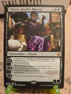 MTG Liliana, Death's Majesty Mystery Booster/The List Amonkhet Regular Mythic NM - Image 1