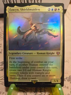 MTG Eowyn, Shieldmaiden Commander: the Lord of the Rings Foil Mythic NM - Image 1