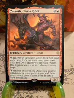 MTG Zurzoth, Chaos Rider Jumpstart Regular Rare NM - Image 1