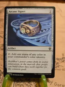 MTG Arcane Signet Commander: Aetherdrift Regular Common NM - Image 1