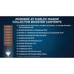 Murders of Karlov Manor Collector Booster Pack | NEW | MKM | MTG - Image 2