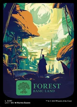 Forest Full Art Land Regular #291 | LCI The Lost Caverns of Ixalan | MTG - Image 1