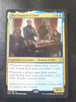 MTG - The Council of Four - Battle for Baldur's Gate - X1 - (NM) MINT Free Ship - Image 1