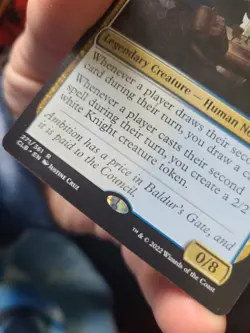 MTG - The Council of Four - Battle for Baldur's Gate - X1 - (NM) MINT Free Ship - Image 3