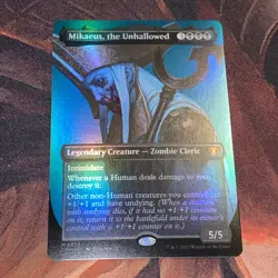 Mikaeus, The Unhallowed X1 Mtg Commander Masters Nm Borderless Foil - Image 1