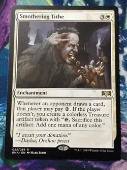 MTG - 1x Smothering Tithe - Ravnica Allegiance NM - Image 1