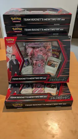 Pokemon Tcg Team Rocket Mewtwo EX Box Boosters Packs Sealed New - Image 1