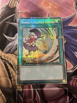 Yugioh! Harpie's Feather Duster MP25-EN016 2025 Mega-Pack 1st Edition NM - Image 1