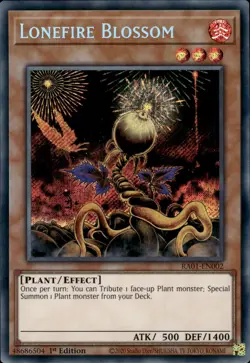 Lonefire Blossom - Secret Rare 1st Edition RA01-EN002 - NM - YuGiOh - Image 1
