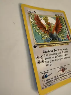 Pokemon TCG Ho-Oh Neo Revelation First Edition Card 18/64 Regular Rare - Image 3