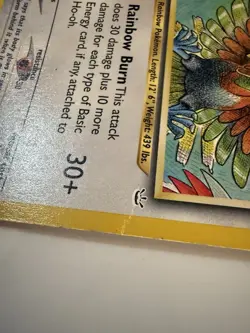 Pokemon TCG Ho-Oh Neo Revelation First Edition Card 18/64 Regular Rare - Image 5