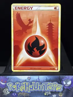 Pokemon Card Ho-Oh Fire Energy 116/123 Heartgold & Soulsilver Near Mint - Image 1