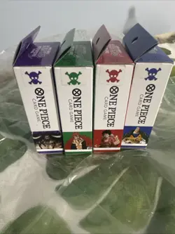 One Piece Card Game - Sealed Super Pre-Release Starter Deck set - ST01-ST04 - Image 3