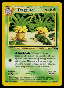 Pokemon Card - Exeggutor Southern Islands 13/18 - Image 1