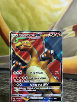 Charizard GX SM60 Sun & Moon Full Art Black Star Promo Holo Pokemon Card MP - Image 3