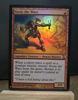 MTG Norin the Wary Foil Mystery Booster Card 171 NM X1 Magic The Gathering - Image 1