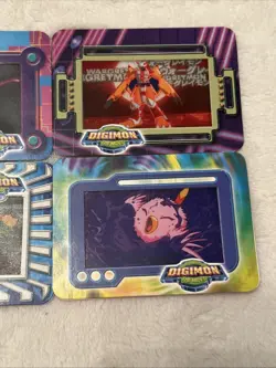 Vintage Digimon Clear Promo Card Lot - Wargreymon + Movie 2000 Anime Collectible - Image 2