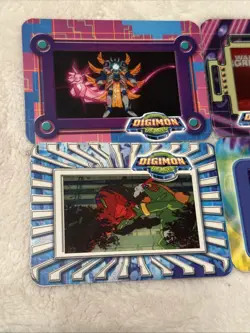 Vintage Digimon Clear Promo Card Lot - Wargreymon + Movie 2000 Anime Collectible - Image 3