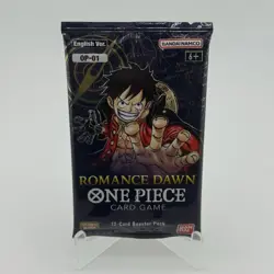 One Piece Card Game - OP-01 - Sealed Booster Pack - Romance Dawn [ENGLISH] 811039038199 - Image 1