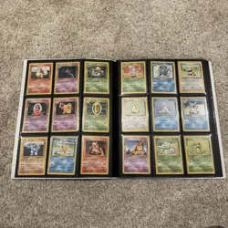 88% Complete Base Set 90/102 Vintage Master Pokemon Cards Holos 1999 WOTC - Image 3